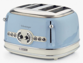 Ariete Vintage 4-Schlitz-Toaster blau